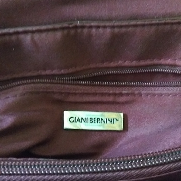 Giani Bernini Oxblood red handbag purse - Picture 3 of 5